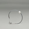 Rebecca Pearl Moon Bracelet, Silver