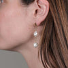 Rebecca Twin Pearl Earrings, Gold