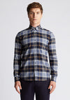 Remus Uomo Ashton Plaid Shirt, Navy Multi