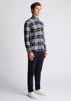 Remus Uomo Ashton Plaid Shirt, Navy Multi