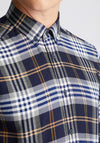 Remus Uomo Ashton Plaid Shirt, Navy Multi