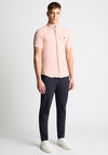 Remus Uomo Ashton Short Sleeve Shirt, Salmon