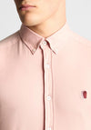 Remus Uomo Ashton Short Sleeve Shirt, Salmon