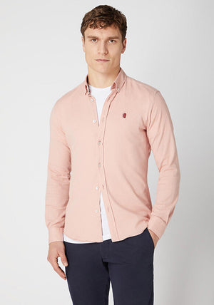 Remus Uomo Ashton Slim Fit Shirt, Salmon
