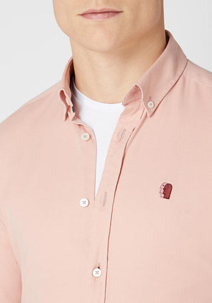 Remus Uomo Ashton Slim Fit Shirt, Salmon