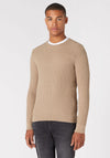 Remus Uomo Cable Knit Sweater, Camel