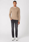 Remus Uomo Cable Knit Sweater, Camel