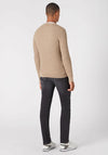 Remus Uomo Cable Knit Sweater, Camel