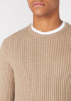Remus Uomo Cable Knit Sweater, Camel