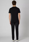 Remus Uomo Crew Neck Tapered Fit T-Shirt, Black