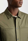 Remus Uomo Coby Twill Utility Jacket, Green