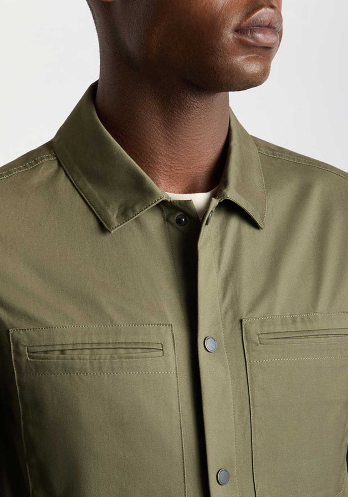 Remus Uomo Coby Twill Utility Jacket, Green