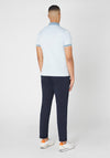 Remus Uomo Contrast Trim Polo Shirt, Light Blue