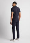 Remus Uomo Contrast Trim Polo Shirt, Navy & Blue