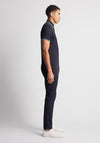 Remus Uomo Contrast Trim Polo Shirt, Navy & Blue