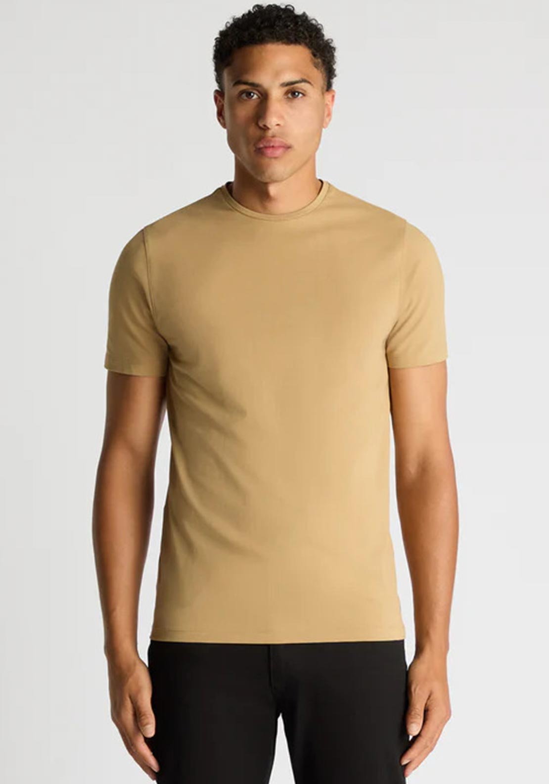 Remus Uomo Cotton Stretch T-Shirt, Beige