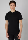 Remus Uomo Cotton Stretch T-Shirt, Black