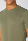 Remus Uomo Cotton Stretch T-Shirt, Olive Green