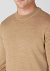 Remus Uomo Crew Neck Sweater, Beige