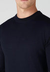 Remus Uomo Crew Neck Sweater, Navy