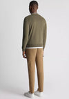 Remus Uomo Crew Neck Sweatshirt, Khaki Green