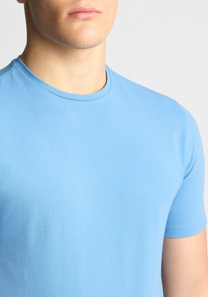 Remus Uomo Cotton Stretch T-Shirt, Blue