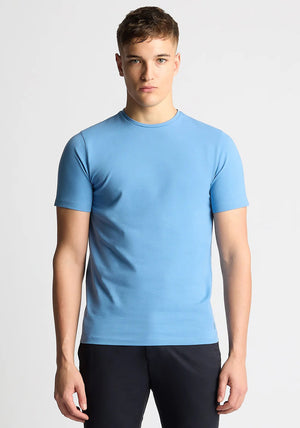Remus Uomo Cotton Stretch T-Shirt, Blue