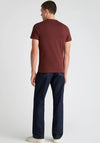 Remus Uomo Crew Neck Tapered Fit T-Shirt, Rusty Orange