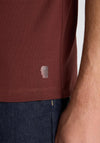 Remus Uomo Crew Neck Tapered Fit T-Shirt, Rusty Orange