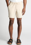 Remus Uomo Elio Linen Shorts, Light Beige