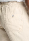Remus Uomo Elio Linen Shorts, Light Beige
