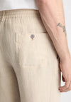 Remus Uomo Elio Linen Trousers, Light Beige