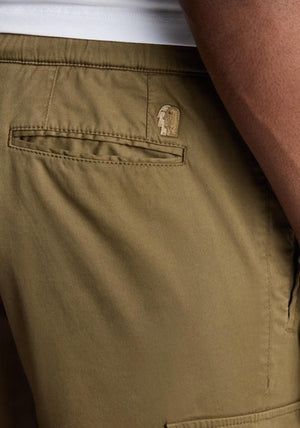 Remus Uomo Eton Slim Fit Cargo Trousers, Green