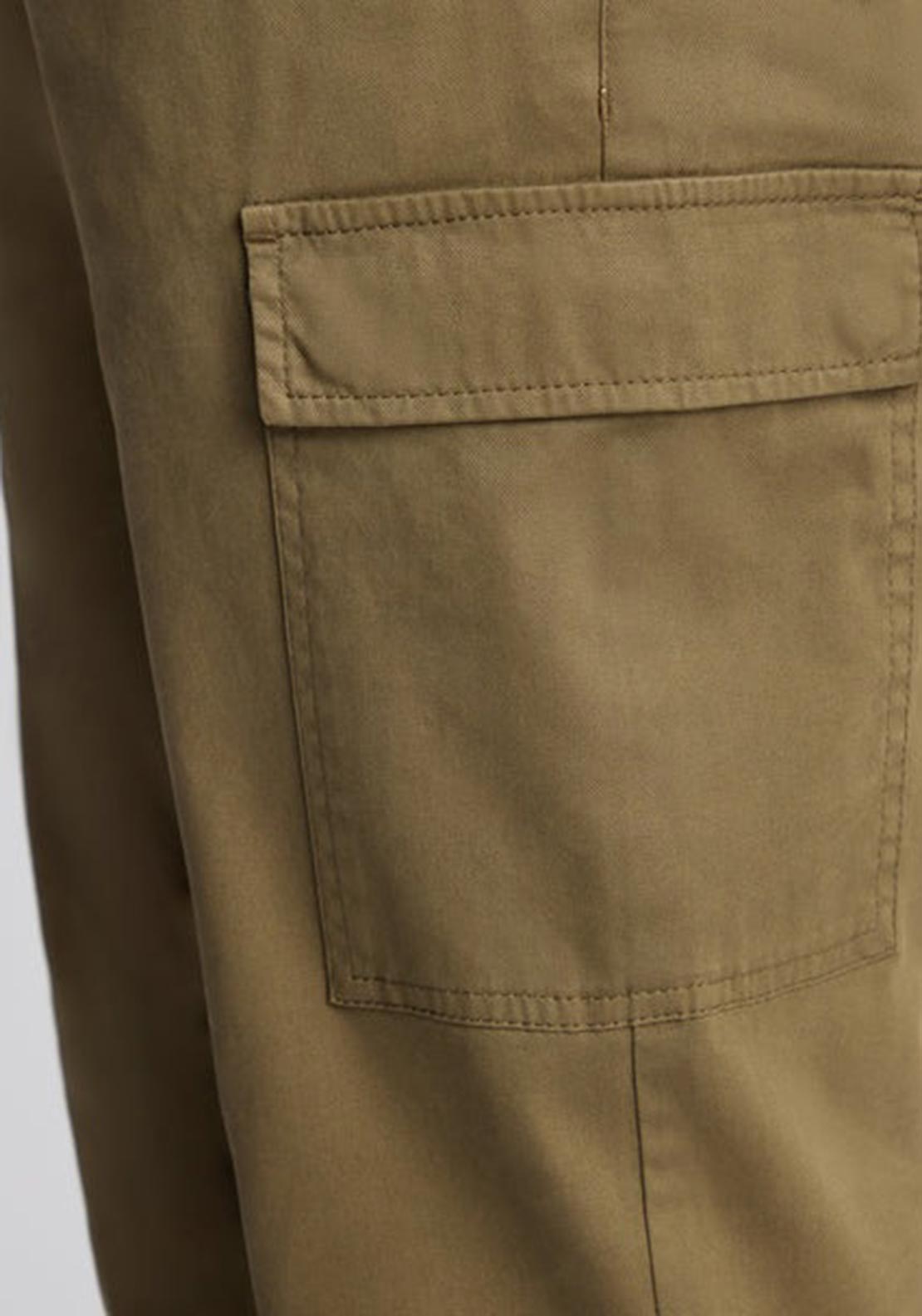 Remus Uomo Eton Slim Fit Cargo Trousers, Green