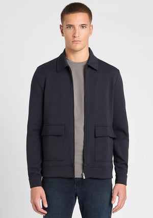 Remus Uomo Full Zip Overshirt, Navy