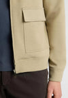 Remus Uomo Full Zip Overshirt, Sand