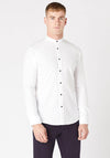 Remus Uomo Grandad Collar Shirt, White