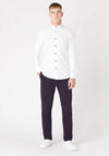 Remus Uomo Grandad Collar Shirt, White