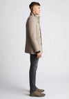 Remus Uomo Jonah Wool Rich Overcoat, Greige