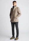 Remus Uomo Jonah Wool Rich Overcoat, Greige