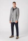 Remus Uomo Jonah Wool Rich Overcoat, Grey