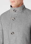 Remus Uomo Jonah Wool Rich Overcoat, Grey