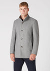 Remus Uomo Jonah Wool Rich Overcoat, Grey