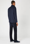 Remus Uomo Jonah Wool Rich Overcoat, Navy