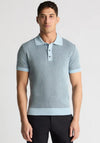 Remus Uomo Knit Polo Shirt, Blue & Navy