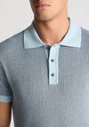 Remus Uomo Knit Polo Shirt, Blue & Navy