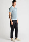 Remus Uomo Knit Polo Shirt, Blue & Navy
