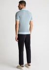 Remus Uomo Knit Polo Shirt, Blue & Navy