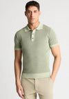 Remus Uomo Knit Polo Shirt, Light Green