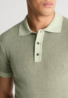 Remus Uomo Knit Polo Shirt, Light Green